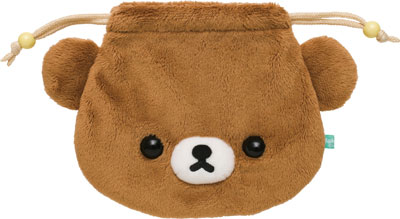 CU11501 「てぶくろをとどけに」 リラックマ ぬいぐるみ巾着 チャイ