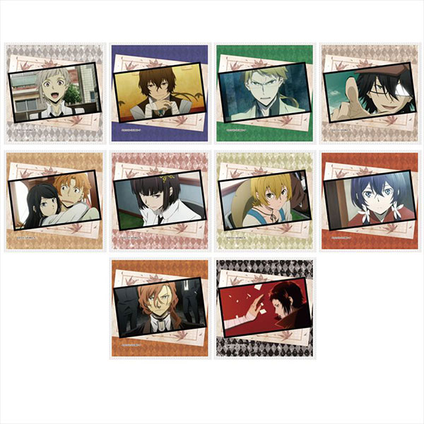 文豪ストレイドッグス トレーディング ハンドタオル 10個入りBOX[アズメーカー]《在庫切れ》