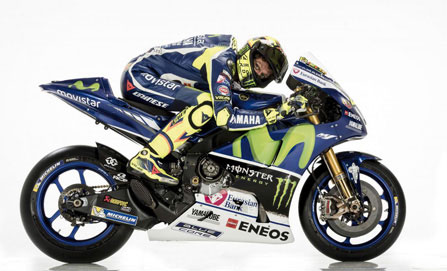 1/12 ヤマハ YTZ-M1 “MOVISTAR YAMAHA MOTOGP” バレンティーノ・ロッシ モトGP  2016[ミニチャンプス/ポールズ・モデル・アート]《在庫切れ》