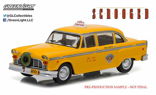 1/43 Hollywood - Scrooged (1988) - 1978 Checker Taxicab[グリーンライト]《在庫切れ》