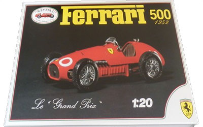 1/20 フェラーリ 500 1952年 F1GP プラモデル[リバイバル]《在庫切れ》