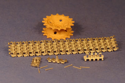 1/35 WWII 露 T-50 軽戦車 連結可動履帯(金属製)[Master Club]《在庫切れ》