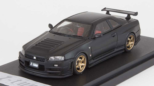 1/43 Nismo R34GT-R Z-tune マットブラック[MARK43]《在庫切れ》