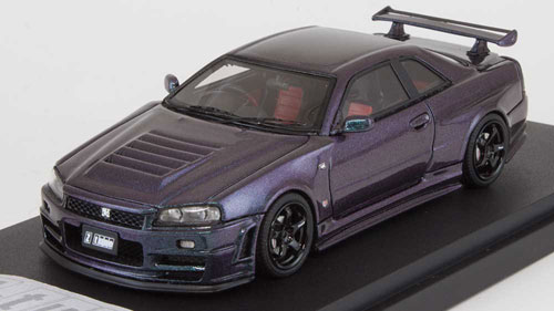 1/43 mark43 スカイライン　gt-r bnr34 z Tune ニスモ 1:43 Mark43 Nissan Skyline GT-R R34 Z-tune NISMO Silver