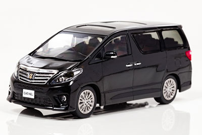 1/43 CAR-NEL トヨタ アルファード タイプゴールドⅡ ブラック CAR-NEL 1/43 トヨタ アルファード 350S TYPE GOLD II 2013 (Black