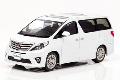 CAR-NEL 1/43 トヨタ アルファード 350S TYPE GOLD II 2013 (White 