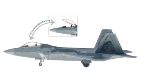 ホーガン1/200 F-22A アメリカ空軍 第27戦闘航空団 No.6030 Mシリーズ 1/200 F-22A アメリカ空軍 1FW 27FS FF 043[ホーガン