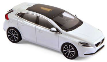 1/43 ボルボ V40 2016 メタリッククリスタルホワイト[ノレブ