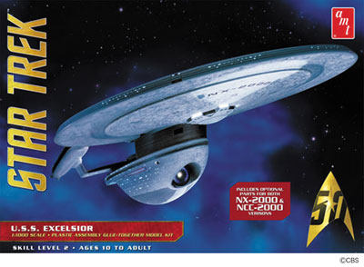 1/1000 スタートレック U.S.S. エクセルシオール プラモデル[AMT]《在庫切れ》
