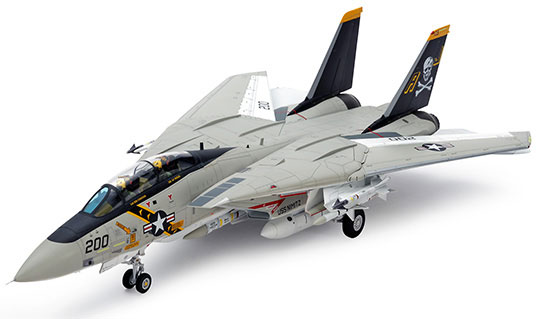 プラモデル完成機　1/48　F-14Aトムキャット 1/48 グラマン F-14A トムキャット プラモデル