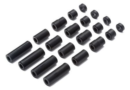 グレードアップパーツシリーズ GP.506 軽量プラスペーサーセット(12/6.7/6/3/1.5mm)[タミヤ]《在庫切れ》