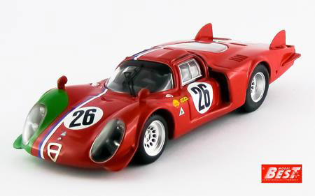 1/43 アルファロメオ 33.2LM 1968 #26 モンツァ1000KmTrosch