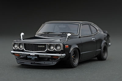1/43 Mazda Savanna (S124A) Black ※Watanabe Wheel[イグニッション