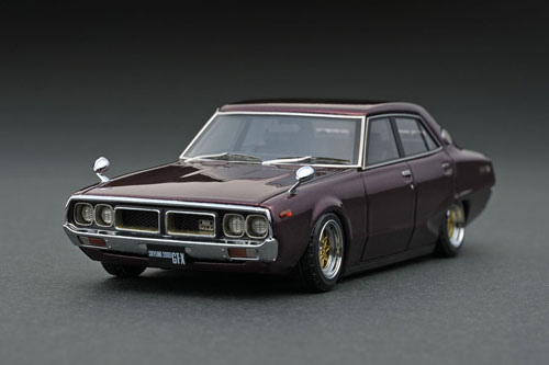 イグニッションモデル　1/43 スカイライン　GT-X (GC110) パープル 1/43 Nissan Skyline 2000 GT-X (GC110) Purple Metallic