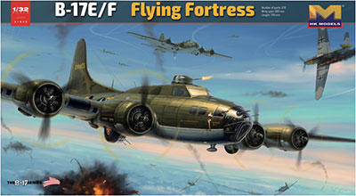 1/32 B-17E/F フライングフォートレス プラモデル[HK MODEL]【送料無料