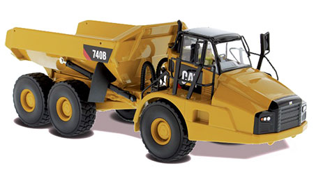 ハイライン 1/50 Cat 740B アーティキュレート ダンプトラック (チッパーボディ)[Diecast Masters]《在庫切れ》