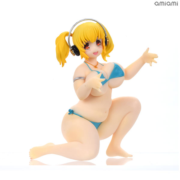 【中古】(本体A/箱B)すーぱーぽちゃ子 ぽちゃ子のなかよしほーるどフィギュア ブルー水着（プライズ）[フリュー]《発売済・在庫品》
