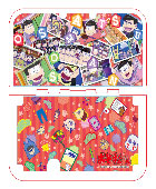 New3DSLL用 おそ松さん プロテクトケース レッド[サイバーガジェット]《在庫切れ》