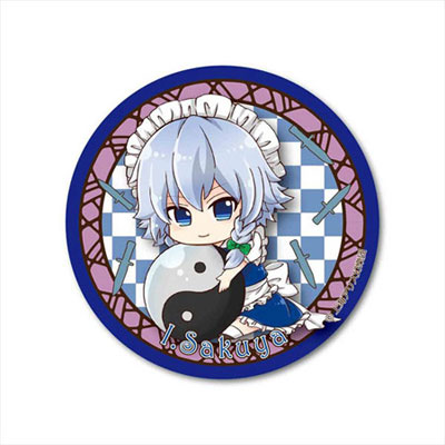 ぎゅぎゅっと缶バッチ 東方Project 十六夜咲夜[ベルハウス]《在庫切れ》