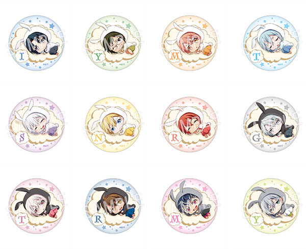 アイドリッシュセブン ふぉーちゅん☆缶バッジ そいねっころんver. 12個入りBOX[中外鉱業]《在庫切れ》