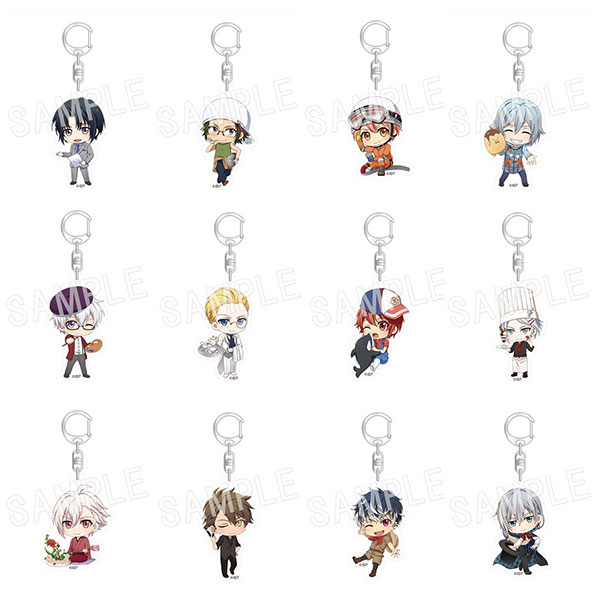 アイドリッシュセブン ふぉーちゅん☆アクリルキーホルダー 職業体験ver. 12個入りBOX[中外鉱業]《在庫切れ》