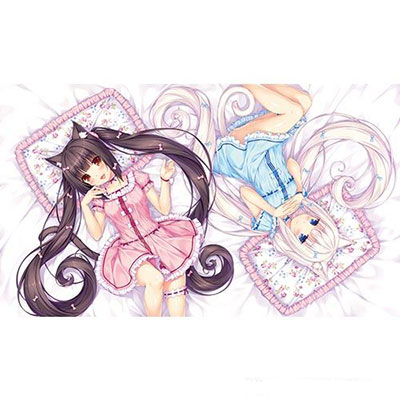 さより先生 描き下ろしシーツ ショコラ＆バニラ/パジャマ[カーテン魂 