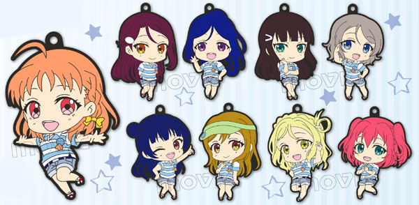 ラブライブ！サンシャイン！！ ラバーストラップコレクション(B) 9個入りBOX[ムービック]【送料無料】《在庫切れ》