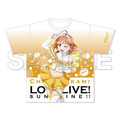 ラブライブ！サンシャイン！！』フルグラフィックTシャツ 高海千歌 『恋になりたいAQUARIUM』Ver.[アスキー・メディアワークス]《在庫切れ》