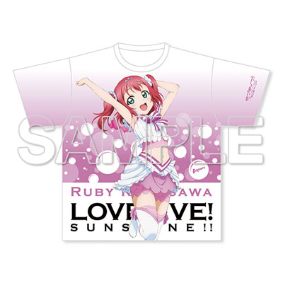 ラブライブ！サンシャイン！！』フルグラフィックTシャツ 黒澤ルビィ 『恋になりたいAQUARIUM』Ver.[アスキー・メディアワークス]《在庫切れ》