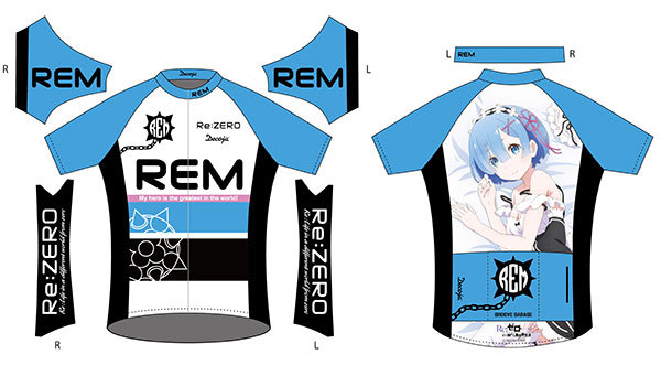 Re：ゼロから始める異世界生活 サイクルジャージ レム S[DECOJASPORTS]《在庫切れ》