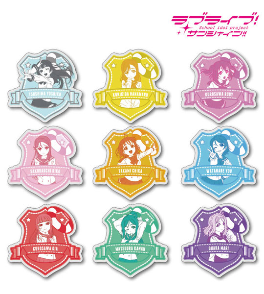 ラブライブ！サンシャイン！！ トレーディングアクリルバッジ 9個入りBOX[アルマビアンカ]《在庫切れ》