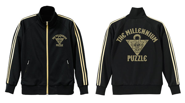 遊☆戯☆王デュエルモンスターズ 千年パズル ジャージ/ブラック×ゴールド-L[コスパ]《在庫切れ》