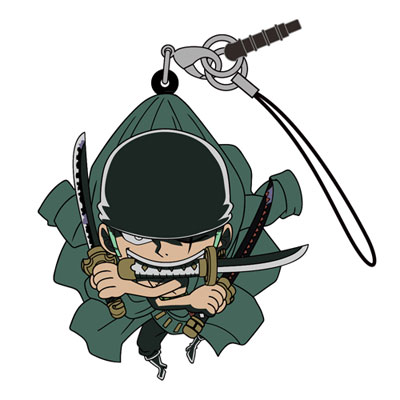 ワンピース ゾロ三刀流つままれストラップ[コスパ]《在庫切れ》