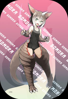 ウルトラ怪獣擬人化計画 怪獣娘 スクエア缶バッジ ゴモラ[つくり