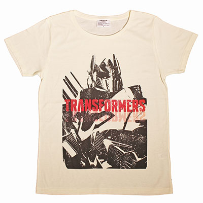 トランスフォーマー/ロストエイジ/ オプティマスプライム グラフィック Tシャツ RS-13 ホワイト サイズM[レッドスターカンパニー]《在庫切れ》