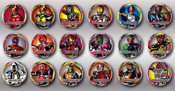 仮面ライダーシリーズ 平成ライダー 缶バッジコレクション 12個入りBOX