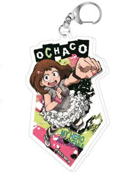 僕のヒーローアカデミア アクリルキーホルダー C：麗日お茶子[POMMOP]【送料無料】《在庫切れ》