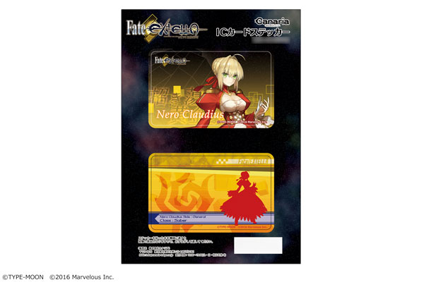 Fate/EXTELLA」ICカードステッカーセット 01(ネロ・クラウディウス