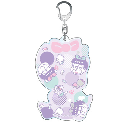 おそ松さん サンリオキャラクターズ アクリルキーホルダー 一松 ニャニィニュニェニョン ツインクル 在庫切れ