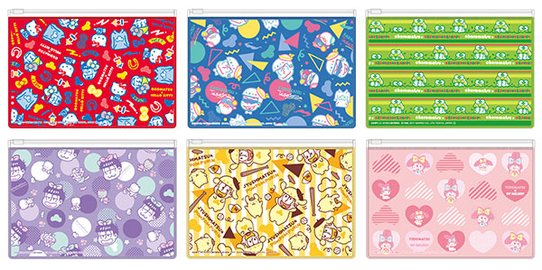 おそ松さん × サンリオキャラクターズ クリアフラットポーチ 6個入りBOX[ツインクル]《在庫切れ》