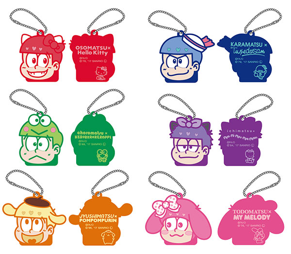 おそ松さん×SANRIO キーメット 6個入りBOX[ティー・シー・ピー]《在庫切れ》