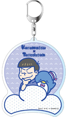 おそ松さん×Sanrio Characters デカキーホルダー カラ松×タキシードサム B[コンテンツシード]《在庫切れ》
