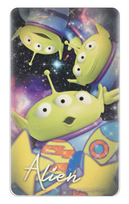 ディズニー キャラクターオーバーレイシリーズ USB出力 リチウムイオンポリマー充電器 エイリアン(DN-402L)[グルマンディーズ]《在庫切れ》