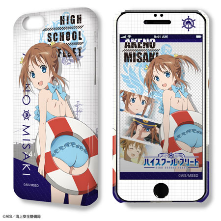 デザジャケット「ハイスクール・フリート」iPhone 6 Plus/6s Plusケース＆保護シート デザイン06(岬明乃/水着ver.)[ライセンスエージェント]《在庫切れ》