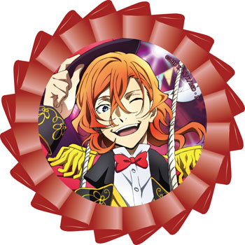 文豪ストレイドッグス　キャラロゼッタ　中原中也　中也　太宰治　太宰　缶バッジ 文豪ストレイドッグス キャラロゼッタ 中原中也 中也 太宰治