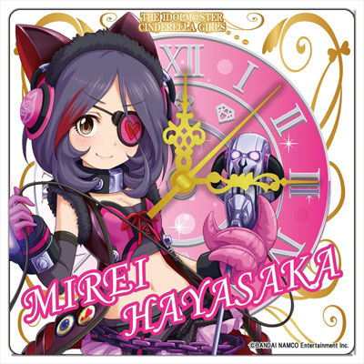 アイドルマスター シンデレラガールズ 城ヶ崎美嘉 アクリル掛け時計 アイドルマスター シンデレラガールズ 早坂美玲 アクリル