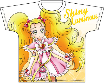 全プリキュア・フルカラープリントTシャツ/「ふたりはプリキュアMax Heart」シャイニールミナス S[スリーシックスティ]《在庫切れ》