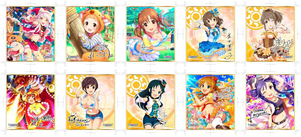 アイドルマスター シンデレラガールズ ミニ色紙コレクション PASSION 10個入りBOX[ムービック]《在庫切れ》