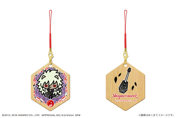 「SHOW BY ROCK！！」木製ストラップ 06(アイオーン)[カナリア]《在庫切れ》