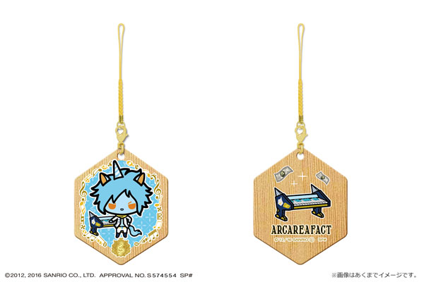 「SHOW BY ROCK！！」木製ストラップ 12(チタン)[カナリア]《在庫切れ》